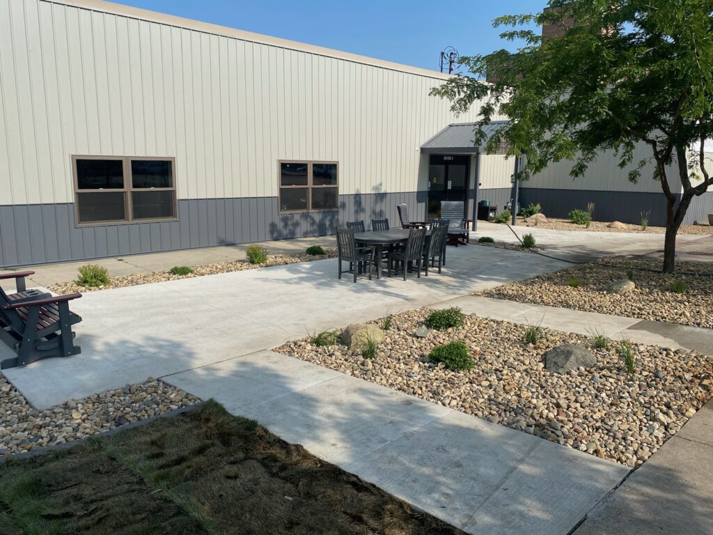 Outdoor Concrete Patio
